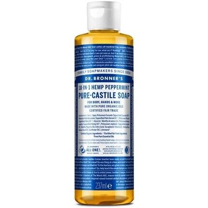 Волшебное мыло Dr Bronner Peppermint All-One, 240 мл, Dr. Bronner'S
Волшебное мыло Dr Bronner Peppermint All-One, 240 мл, Dr. Bronner'S
