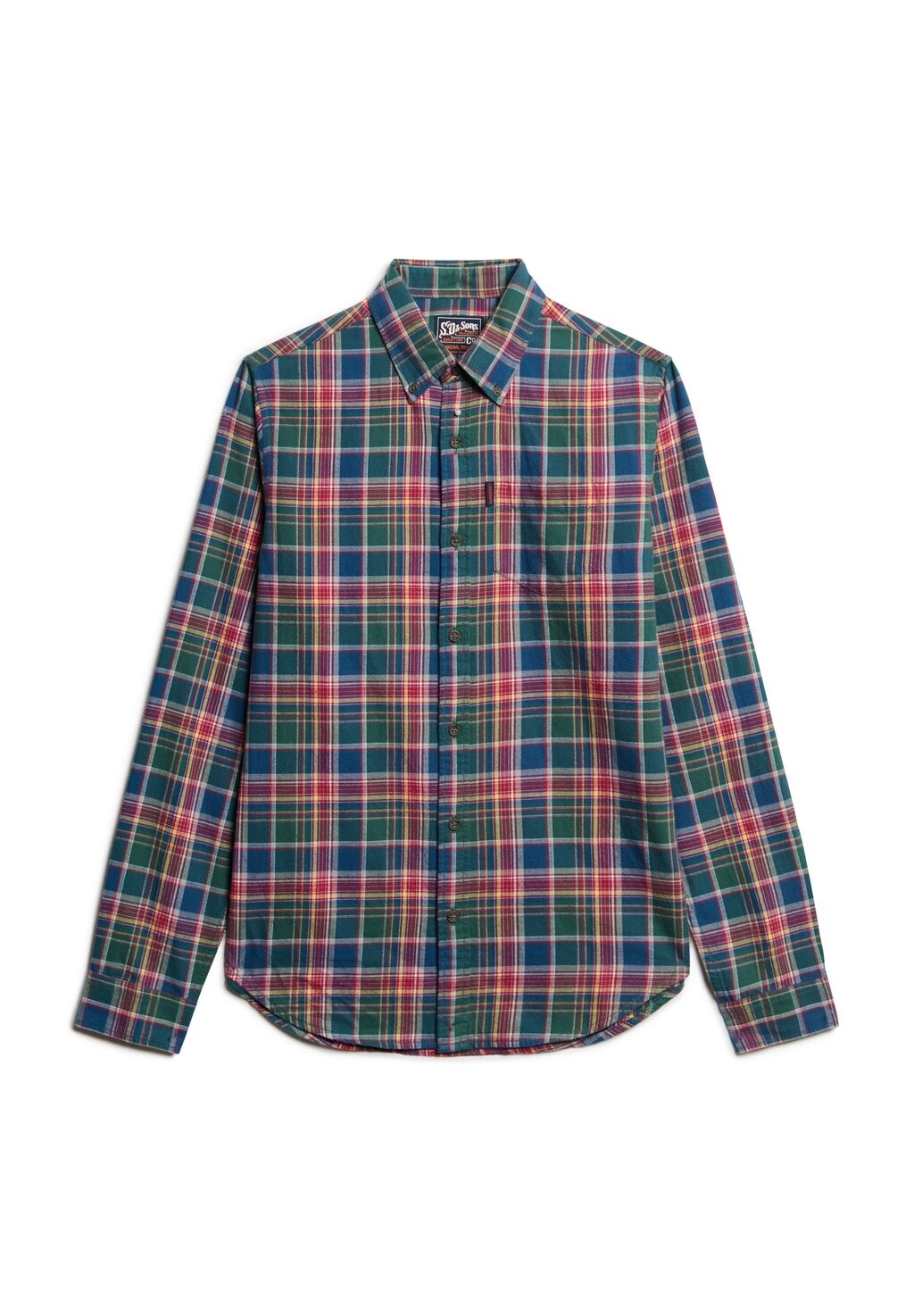 Рубашка VINTAGE CHECK Superdry, зеленый
Рубашка VINTAGE CHECK Superdry, зеленый