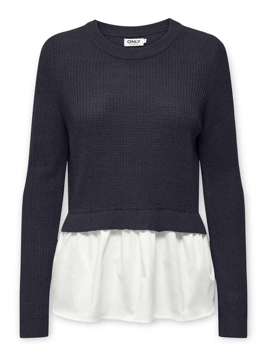 Only свитер с круглым вырезом "ONLVIVIANA LS MIX O-NECK CC KNT", цвет Night Sky Detail:Cloud Dancer
Only свитер с круглым вырезом "ONLVIVIANA LS MIX O-NECK CC KNT", цвет Night Sky Detail:Cloud Dancer