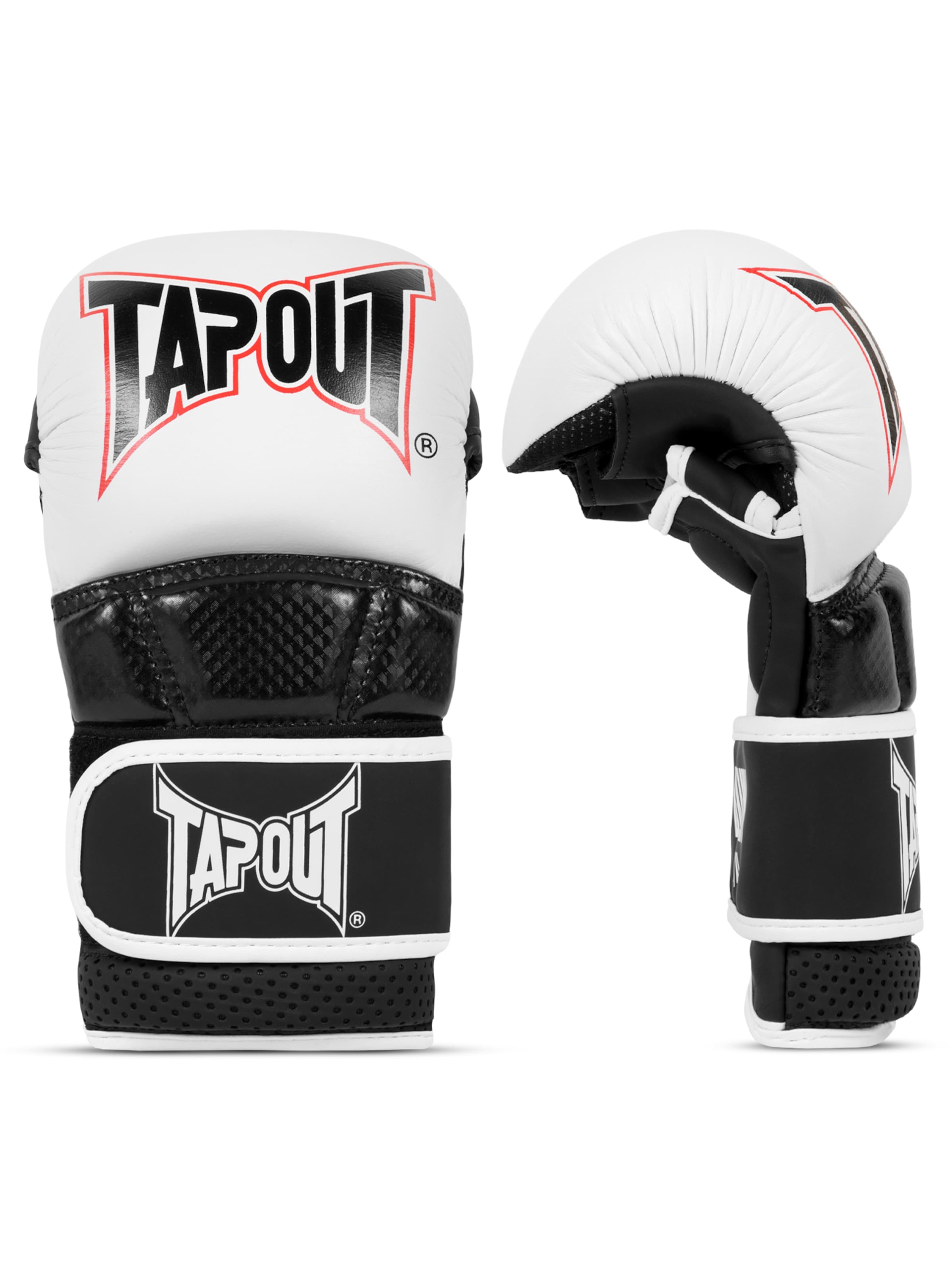 Tapout Атлетические перчатки 'Brawl' в белом цвете
Tapout Атлетические перчатки 'Brawl' в белом цвете