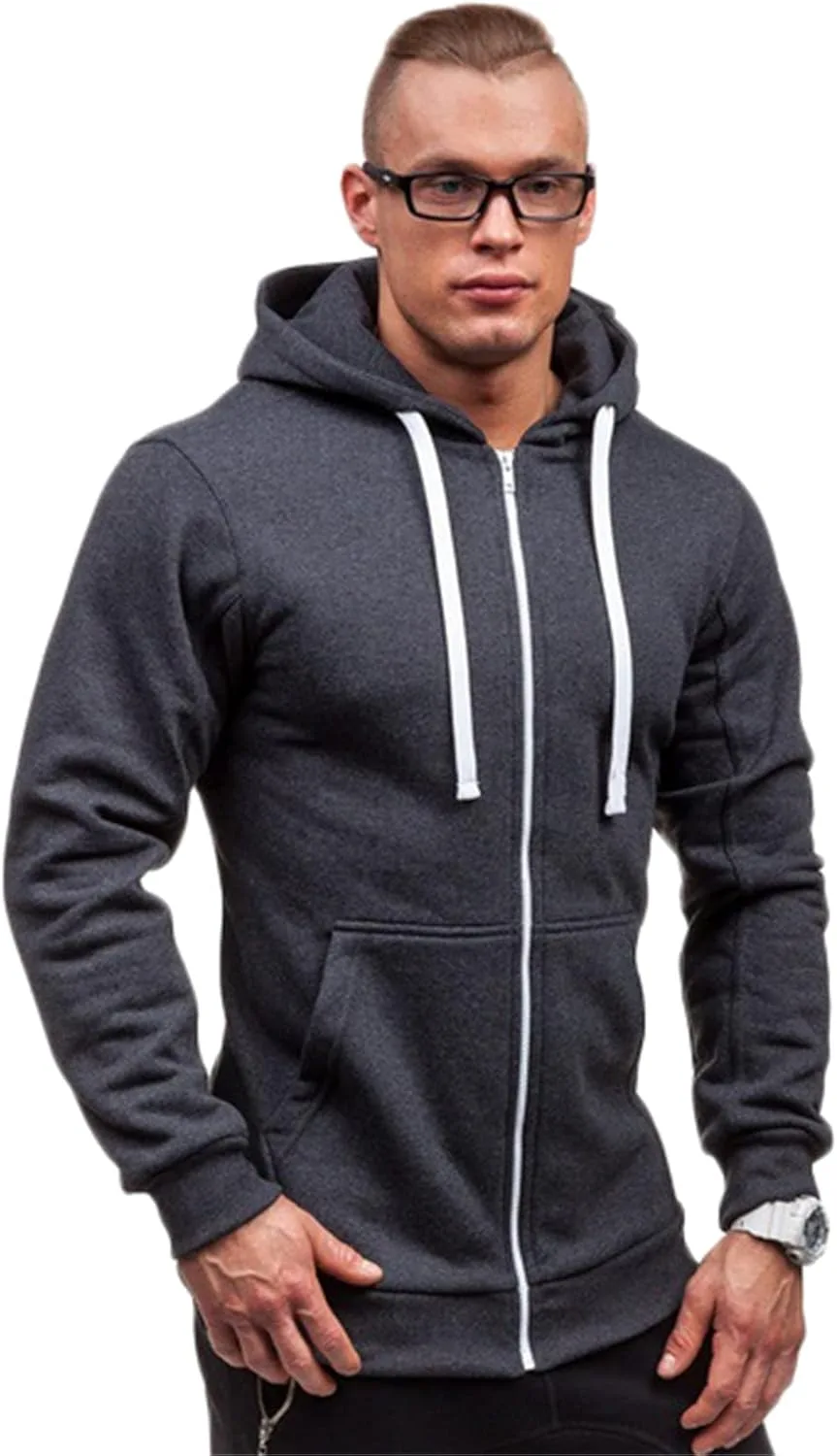 Мужская однотонная толстовка с капюшоном на молнии для тренировок lonwick
Мужская однотонная толстовка с капюшоном на молнии для тренировок lonwick