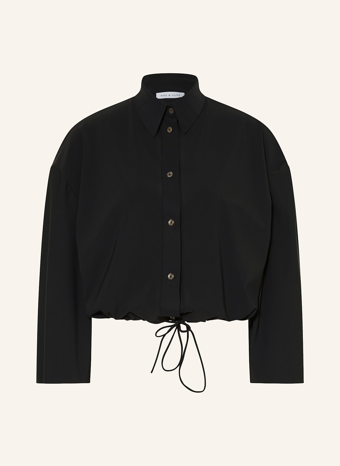 Блузка-Рубашка с рукавами 3/4 Mrs & Hugs, черный
Блузка-Рубашка с рукавами 3/4 Mrs & Hugs, черный