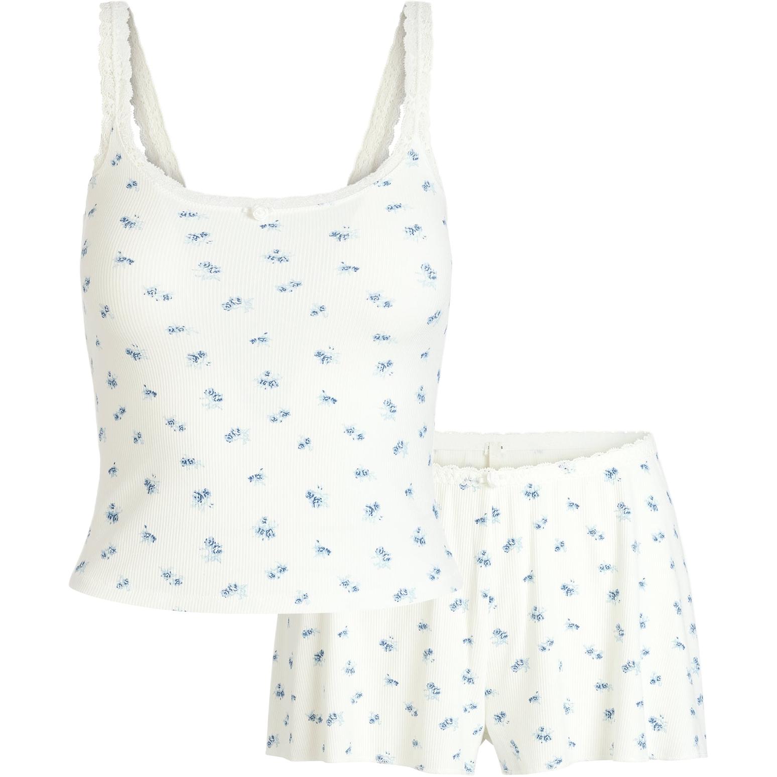 Женский комплект пижамы Skims, синий
Женский комплект пижамы Skims, синий