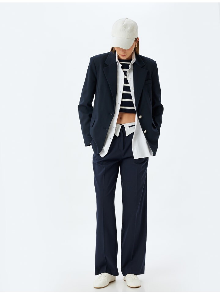 Тканевые брюки KOTON Hose, цвет Marineblau
Тканевые брюки KOTON Hose, цвет Marineblau