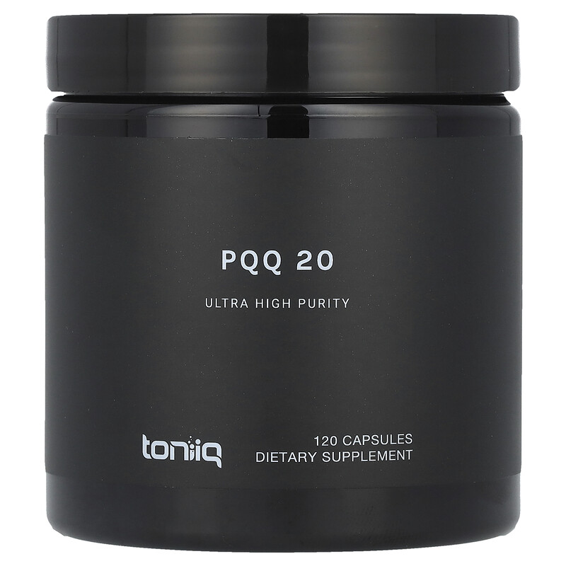 Toniiq, PQQ 20, 120 капсул
Toniiq, PQQ 20, 120 капсул