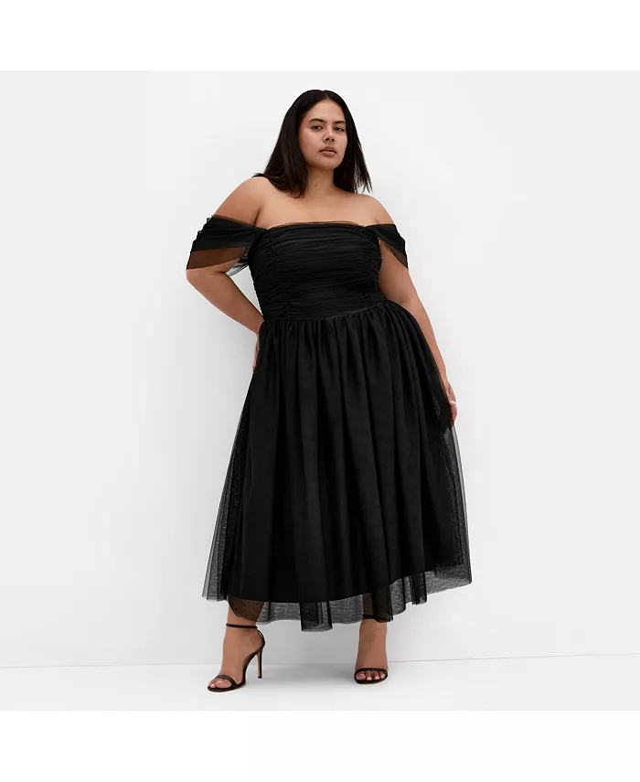 Платье миди Lulu больших размеров CITY CHIC, черный
Платье миди Lulu больших размеров CITY CHIC, черный