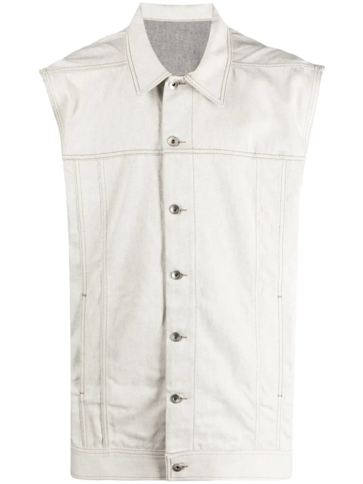 Rick Owens DRKSHDW джинсовый жилет, серый
Rick Owens DRKSHDW джинсовый жилет, серый