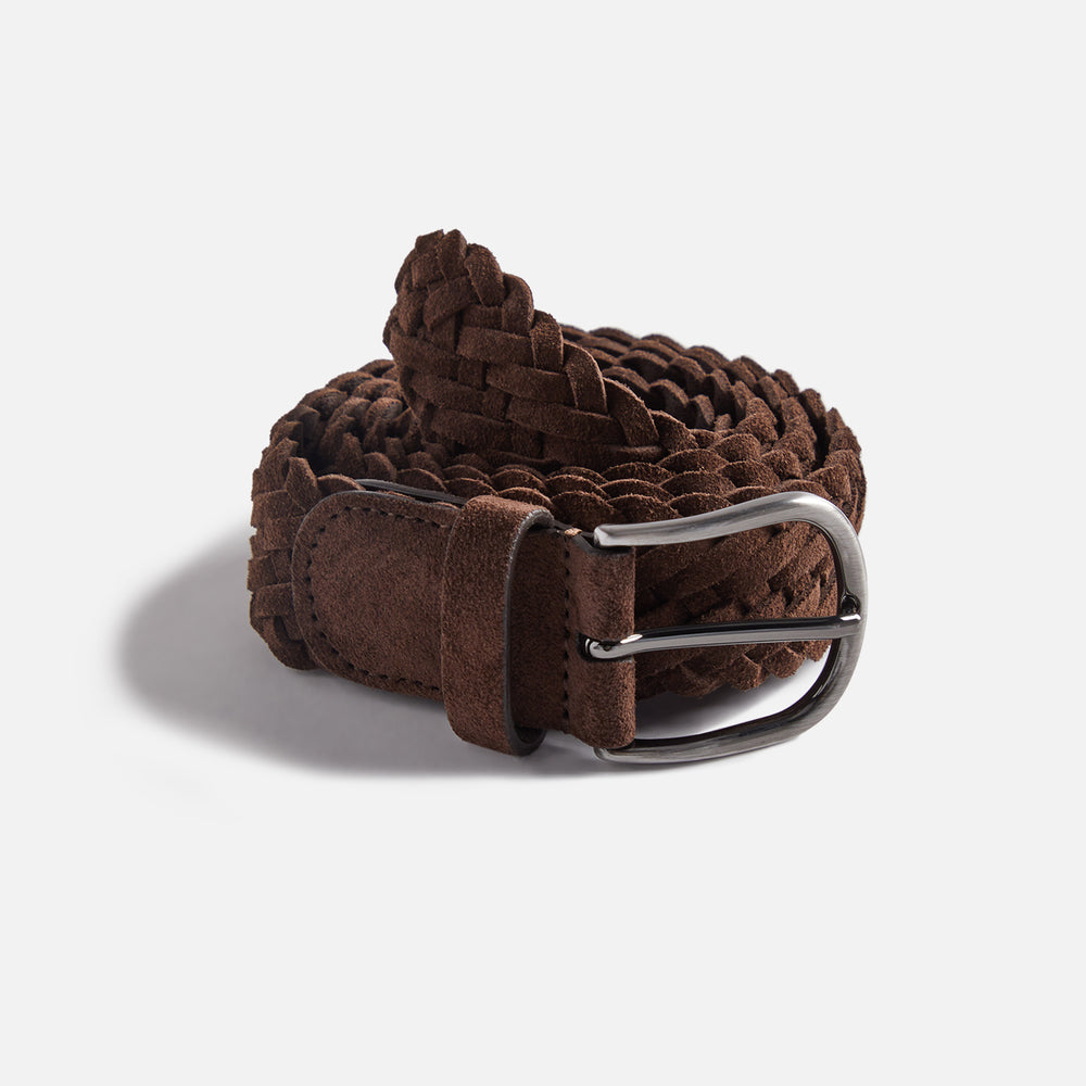 Ремень Anderson's Suede Woven Belt, коричневый
Ремень Anderson's Suede Woven Belt, коричневый