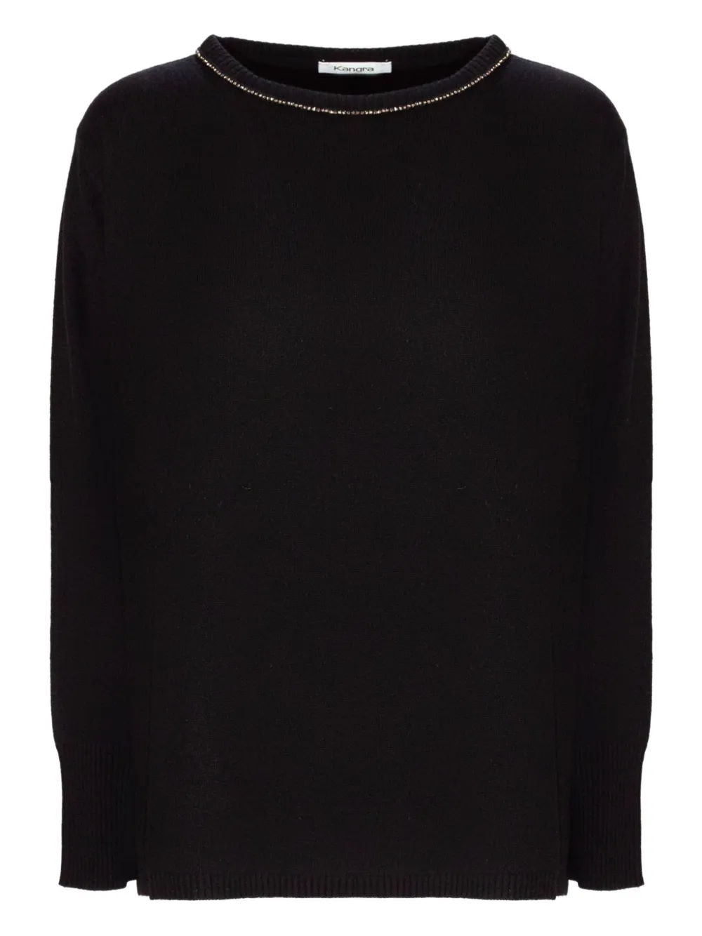 Свитер с украшенным воротником Kangra, черный
Свитер с украшенным воротником Kangra, черный