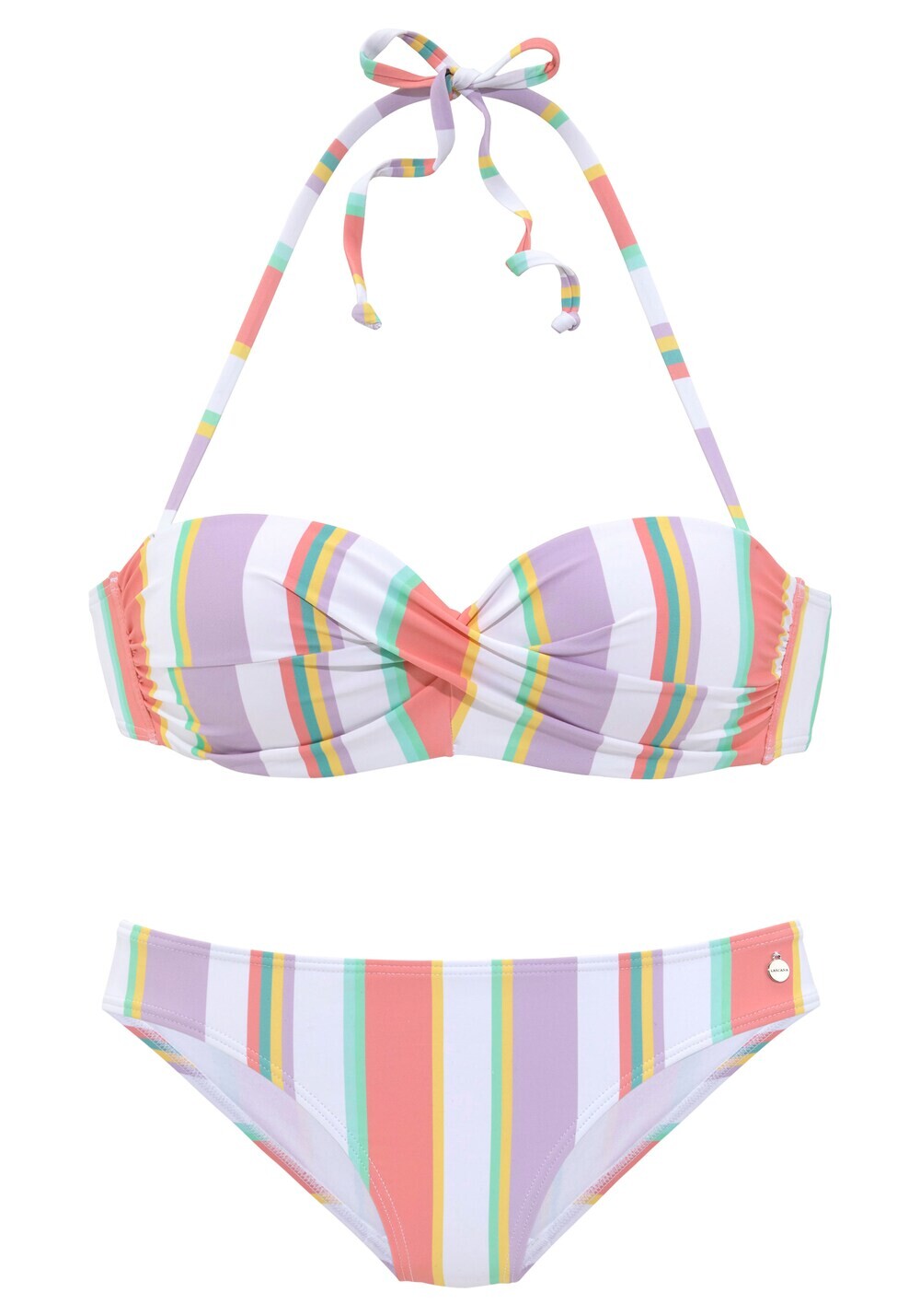 Бандо бикини Lascana, светло-фиолетовый
Бандо бикини Lascana, светло-фиолетовый