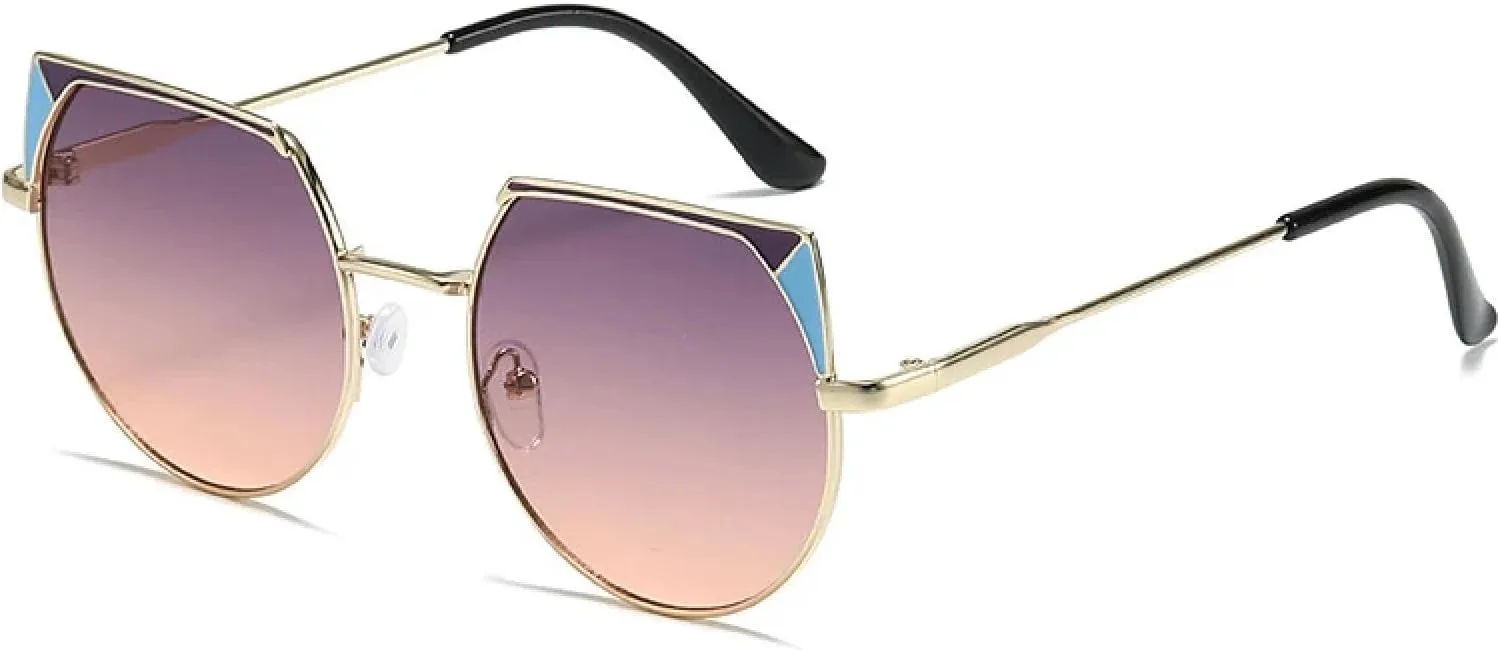 Винтажные солнцезащитные очки для женщин и мужчин, модные металлические очки для путешествий и вождения, защита от УФ-излучения UV400 TKKTLLT, Gold Gray Pink
Винтажные солнцезащитные очки для женщин и мужчин, модные металлические очки для путешествий и вождения, защита от УФ-излучения UV400 TKKTLLT, Gold Gray Pink