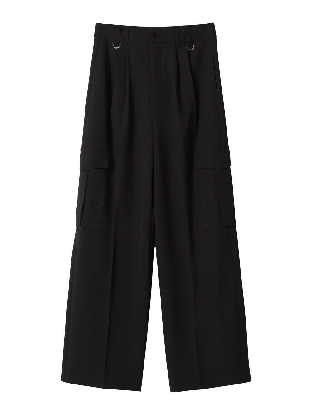 Широкие брюки со складками спереди Bershka, черный
Широкие брюки со складками спереди Bershka, черный