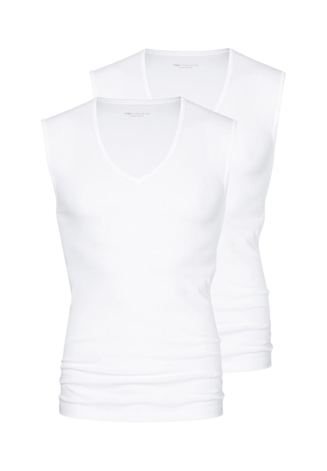 Майка/Топ 2 шт. в упаковке повседневный хлопок Mey, белый
Майка/Топ 2 шт. в упаковке повседневный хлопок Mey, белый