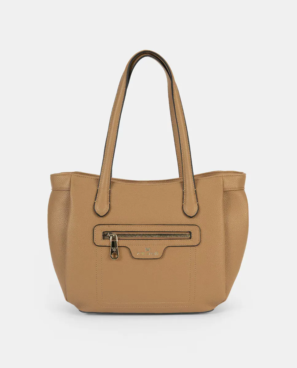 Сумка с застежкой-молнией, с двойной ручкой через плечо. Имеет два внешних кармана на молнии: один спереди и один сзади Pepe Moll, коричневый
Сумка с застежкой-молнией, с двойной ручкой через плечо. Имеет два внешних кармана на молнии: один спереди и один сзади Pepe Moll, коричневый