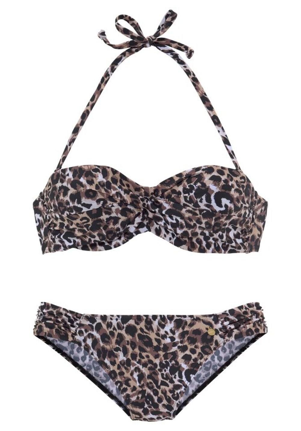 Бюстгальтер-балконет бикини Lascana, коричневый
Бюстгальтер-балконет бикини Lascana, коричневый