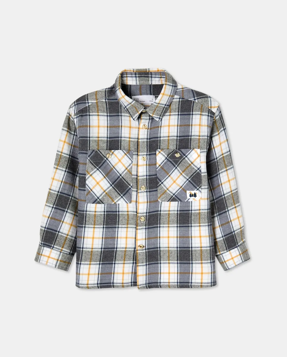 Рубашка с длинным рукавом из фланели с карманами для мальчика Kids El Corte Inglés, черный
Рубашка с длинным рукавом из фланели с карманами для мальчика Kids El Corte Inglés, черный