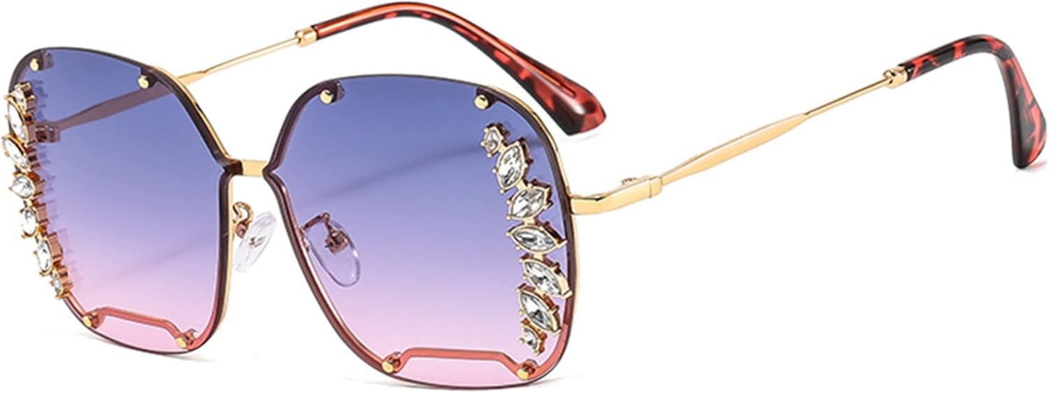 bullabulling Круглые солнцезащитные очки большого размера, винтажные солнцезащитные очки со стразами, классические очки большого размера для женщин и девушек, Blue/Pink
bullabulling Круглые солнцезащитные очки большого размера, винтажные солнцезащитные очки со стразами, классические очки большого размера для женщин и девушек, Blue/Pink