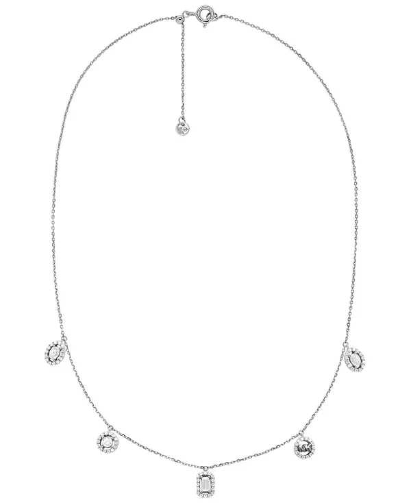 Ожерелье из стерлингового серебра с родиевым покрытием и несколькими камнями Michael Kors, silver
Ожерелье из стерлингового серебра с родиевым покрытием и несколькими камнями Michael Kors, silver