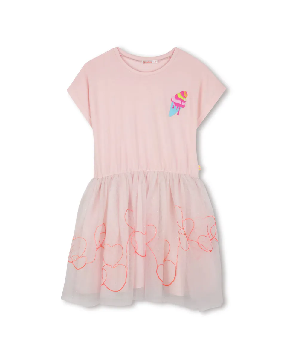 Платье для девочки розового цвета с короткими рукавами Billieblush, цвет Rosa
Платье для девочки розового цвета с короткими рукавами Billieblush, цвет Rosa