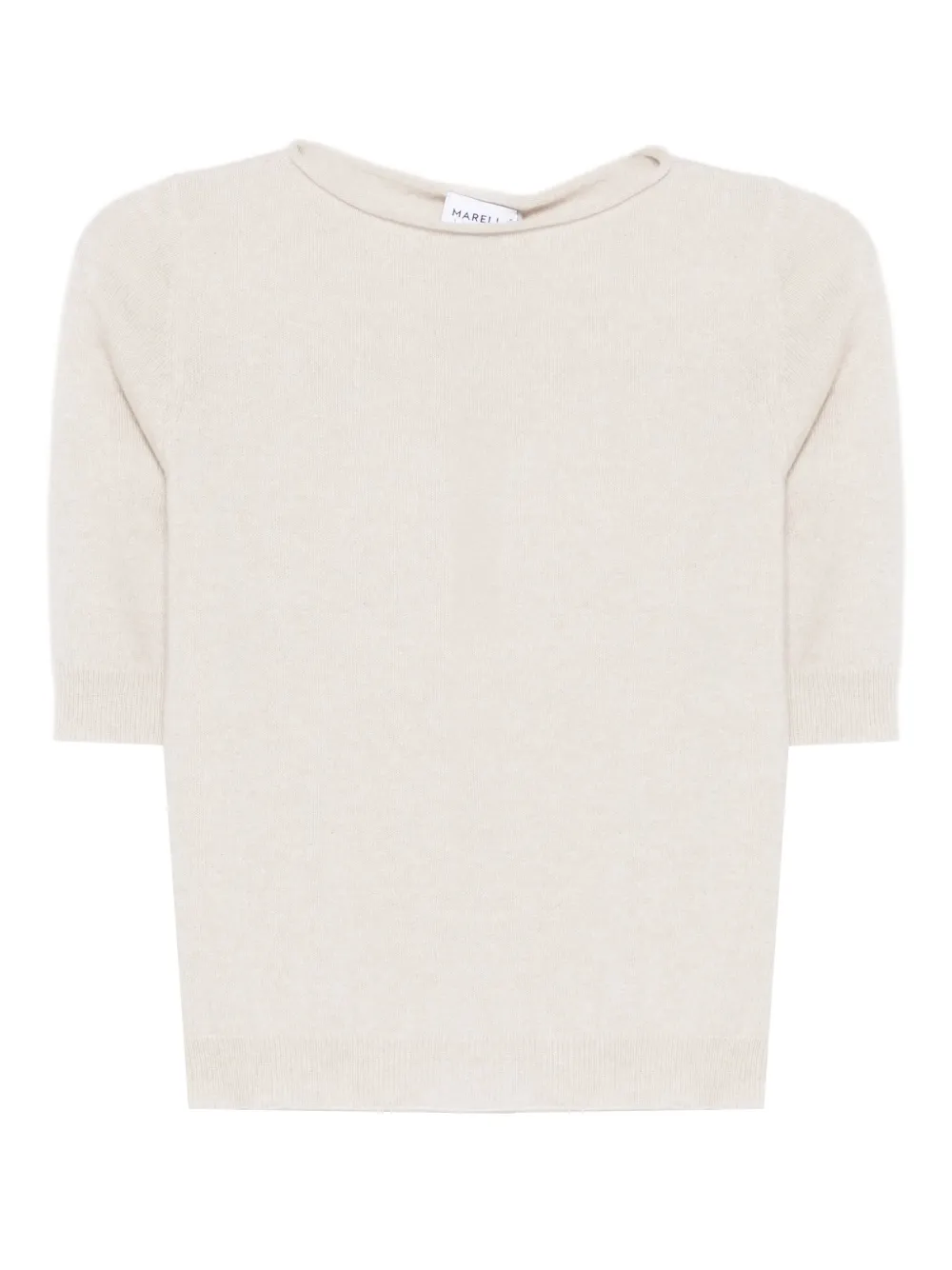 Кашемировая футболка с короткими рукавами Marella, нейтральный
Кашемировая футболка с короткими рукавами Marella, нейтральный