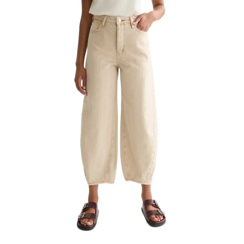 Джинсы с высокой талией Scotch & Soda The Loop Barrel, бежевый
Джинсы с высокой талией Scotch & Soda The Loop Barrel, бежевый