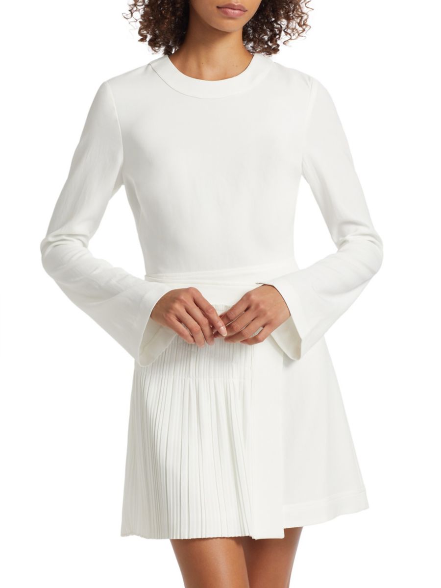 Мини-платье Zabelle с длинными рукавами SIMKHAI, слоновая кость
Мини-платье Zabelle с длинными рукавами SIMKHAI, слоновая кость