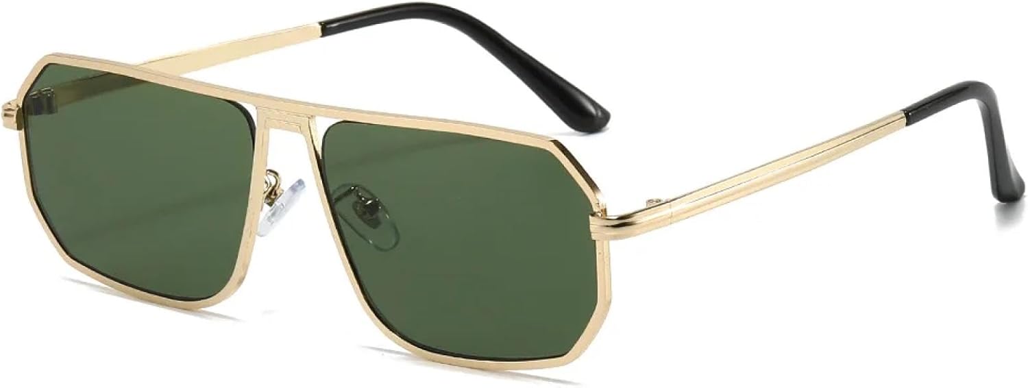 Классические солнцезащитные очки в крупной оправе для женщин и мужчин, роскошные, винтажные, металлические, популярные в стиле стимпанк, с защитой от УФ-излучения UV400 TKKTLLT, Gold Dark Green
Классические солнцезащитные очки в крупной оправе для женщин и мужчин, роскошные, винтажные, металлические, популярные в стиле стимпанк, с защитой от УФ-излучения UV400 TKKTLLT, Gold Dark Green