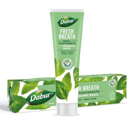 Зубная паста «Свежее дыхание» с базиликом, 100 мл Dabur
Зубная паста «Свежее дыхание» с базиликом, 100 мл Dabur