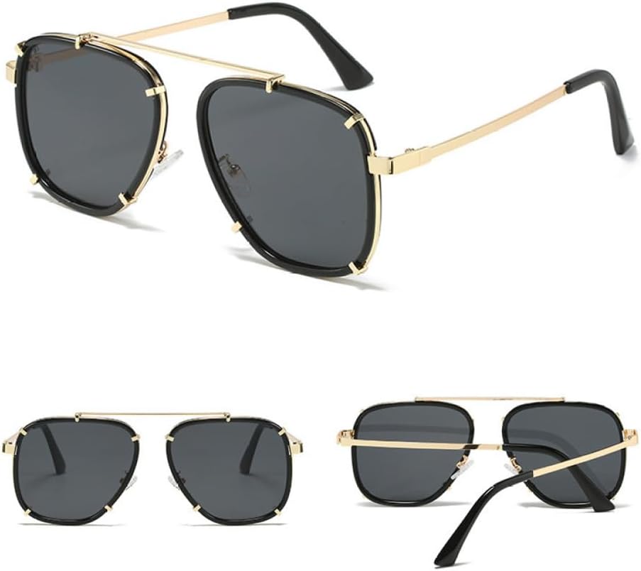 Солнцезащитные очки MUTYNE с уникальными овальными поляризованными линзами для женщин, роскошные солнцезащитные очки из сплава для мужчин, винтажные черные очки с двойной перемычкой, 1
Солнцезащитные очки MUTYNE с уникальными овальными поляризованными линзами для женщин, роскошные солнцезащитные очки из сплава для мужчин, винтажные черные очки с двойной перемычкой, 1