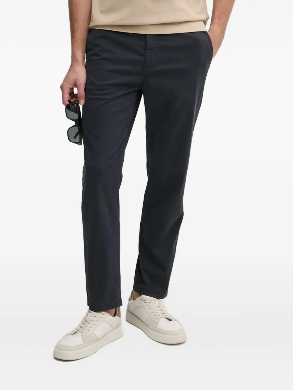 Брюки с эластичной талией BOSS, синий
Брюки с эластичной талией BOSS, синий