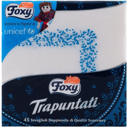 Салфетки FOXY Bianchi 40x40
Салфетки FOXY Bianchi 40x40