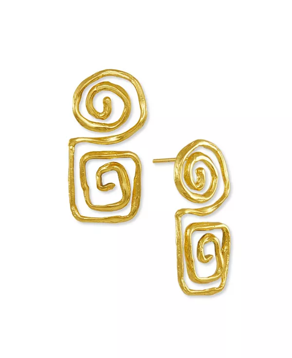 Серьги-Гвоздики Megara в форме геометрической спирали Ottoman Hands, gold
Серьги-Гвоздики Megara в форме геометрической спирали Ottoman Hands, gold