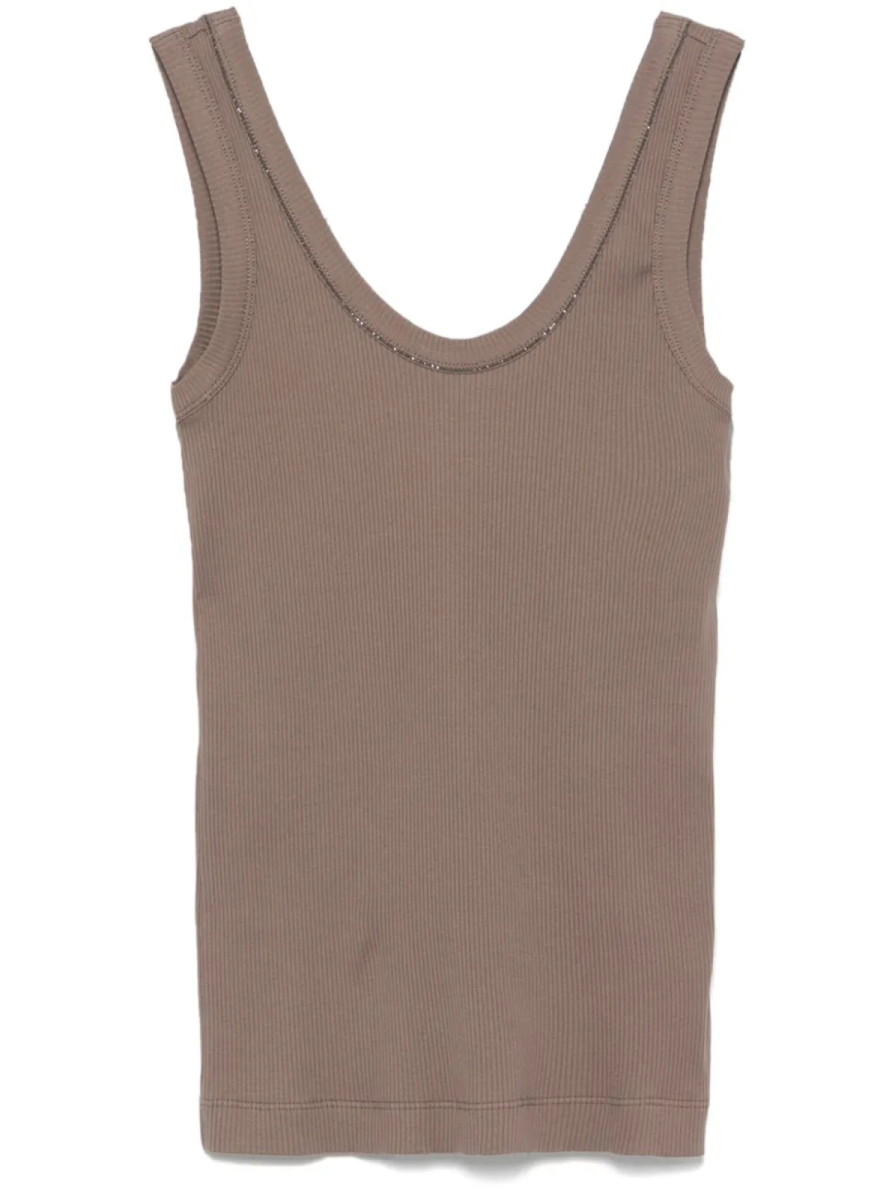 Топ в рубчик Brunello Cucinelli, коричневый
Топ в рубчик Brunello Cucinelli, коричневый