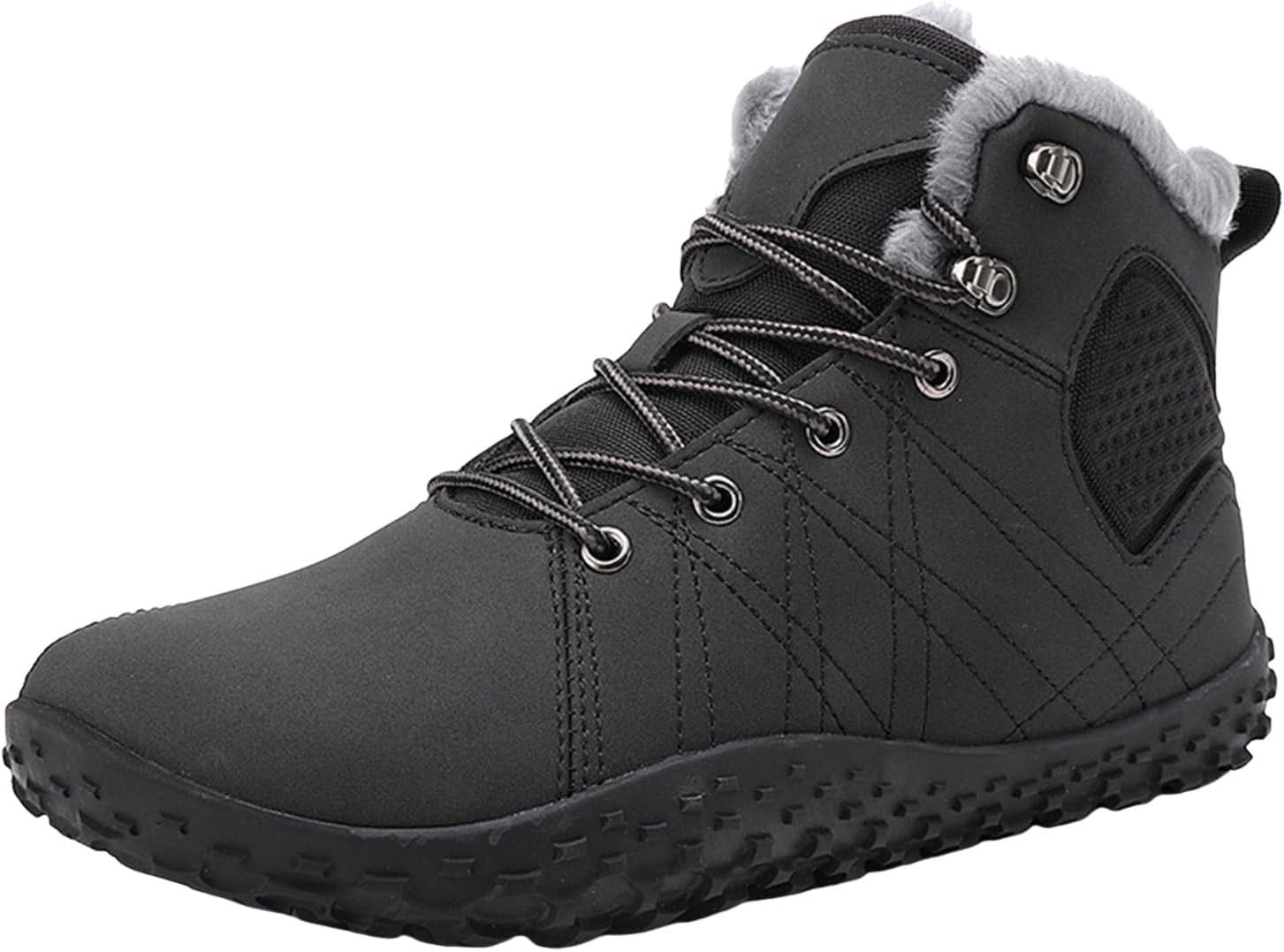 Мужские походные ботинки IWIHMIV, зимние ботинки, с противоскользящей подошвой, теплые ботинки до щиколотки, удобная обувь для прогулок на открытом воздухе из хлопка, черный
Мужские походные ботинки IWIHMIV, зимние ботинки, с противоскользящей подошвой, теплые ботинки до щиколотки, удобная обувь для прогулок на открытом воздухе из хлопка, черный