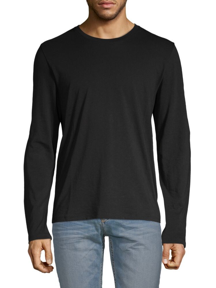 Футболка Replen с длинными рукавами Vince, черный 
Футболка Replen с длинными рукавами Vince, черный