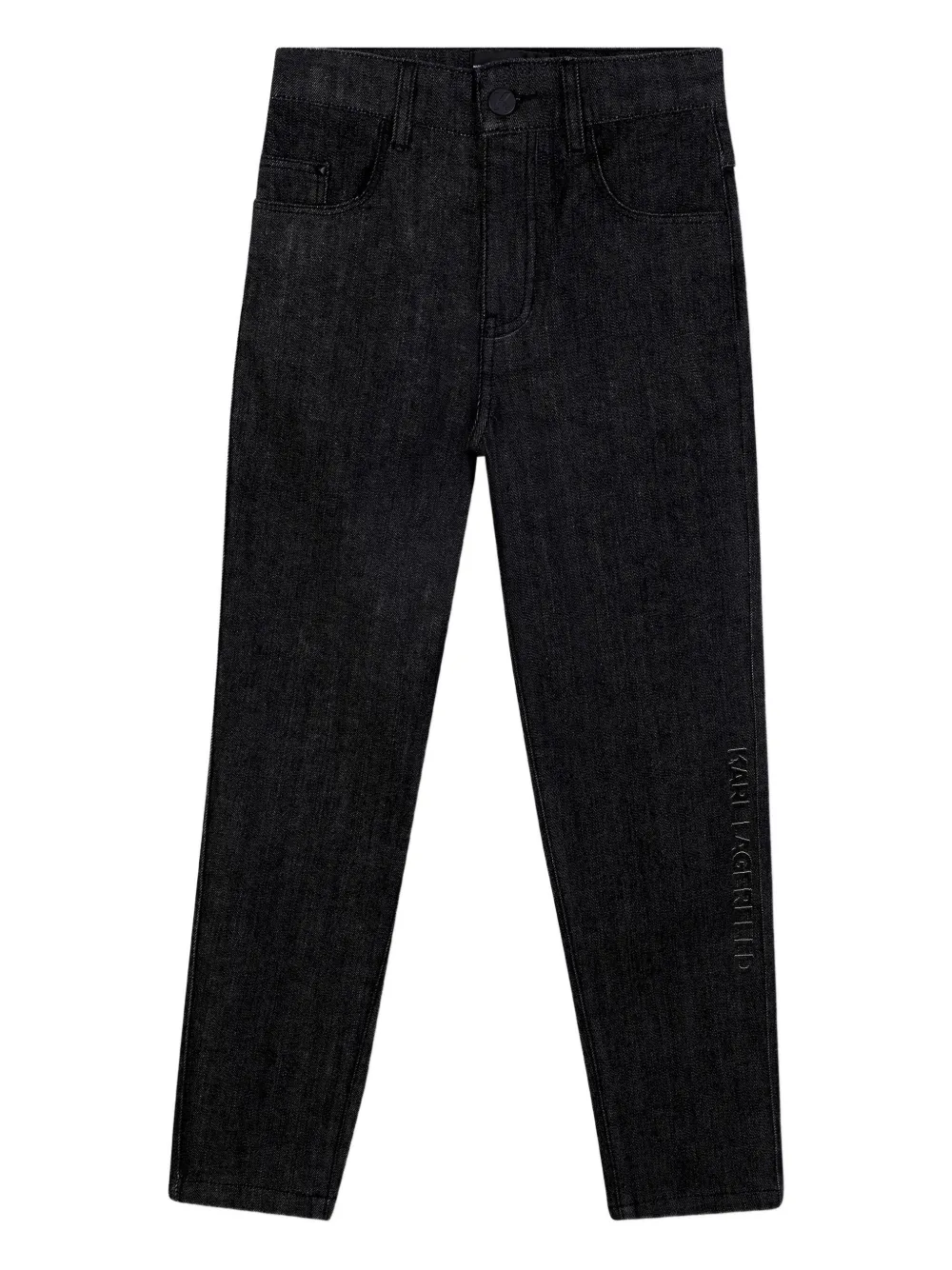 Джинсы с завышенной талией KARL LAGERFELD KIDS, черный
Джинсы с завышенной талией KARL LAGERFELD KIDS, черный