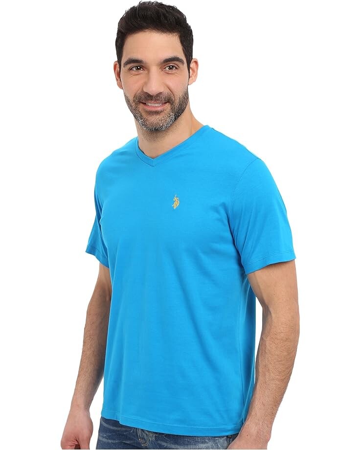 Футболка U.S. POLO ASSN. V-Neck Tee, цвет Teal Blue
Футболка U.S. POLO ASSN. V-Neck Tee, цвет Teal Blue