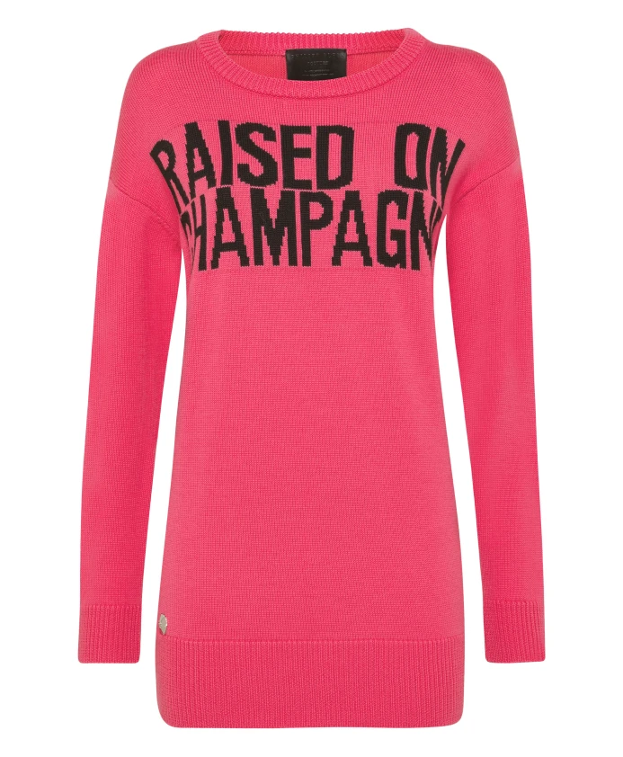 Свитер с заявлением Philipp Plein, розовый
Свитер с заявлением Philipp Plein, розовый