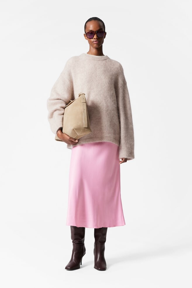 Атласная юбка миди & Other Stories, розовый
Атласная юбка миди & Other Stories, розовый