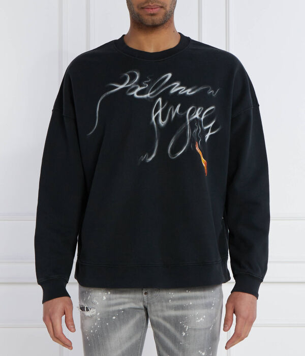 Толстовка Palm Angels свободной посадки, черный
Толстовка Palm Angels свободной посадки, черный