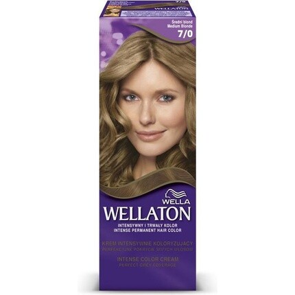 Интенсивный крем-краска Wellaton Permanent Color Intense Color 7/0 Medium Blonde 
Интенсивный крем-краска Wellaton Permanent Color Intense Color 7/0 Medium Blonde