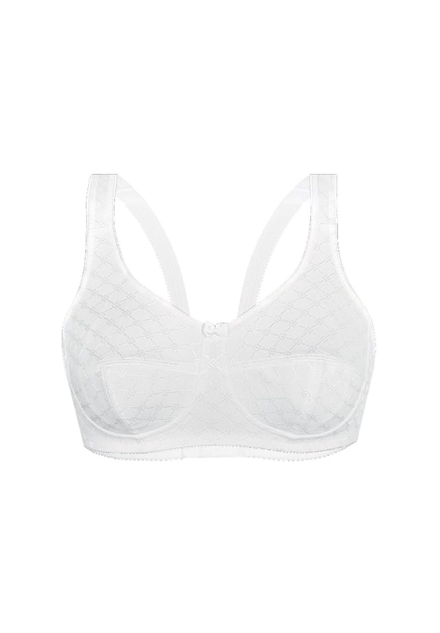 Мягкий бюстгальтер из хлопкового жаккарда упаковка из 2 шт. Sassa, белый
Мягкий бюстгальтер из хлопкового жаккарда упаковка из 2 шт. Sassa, белый