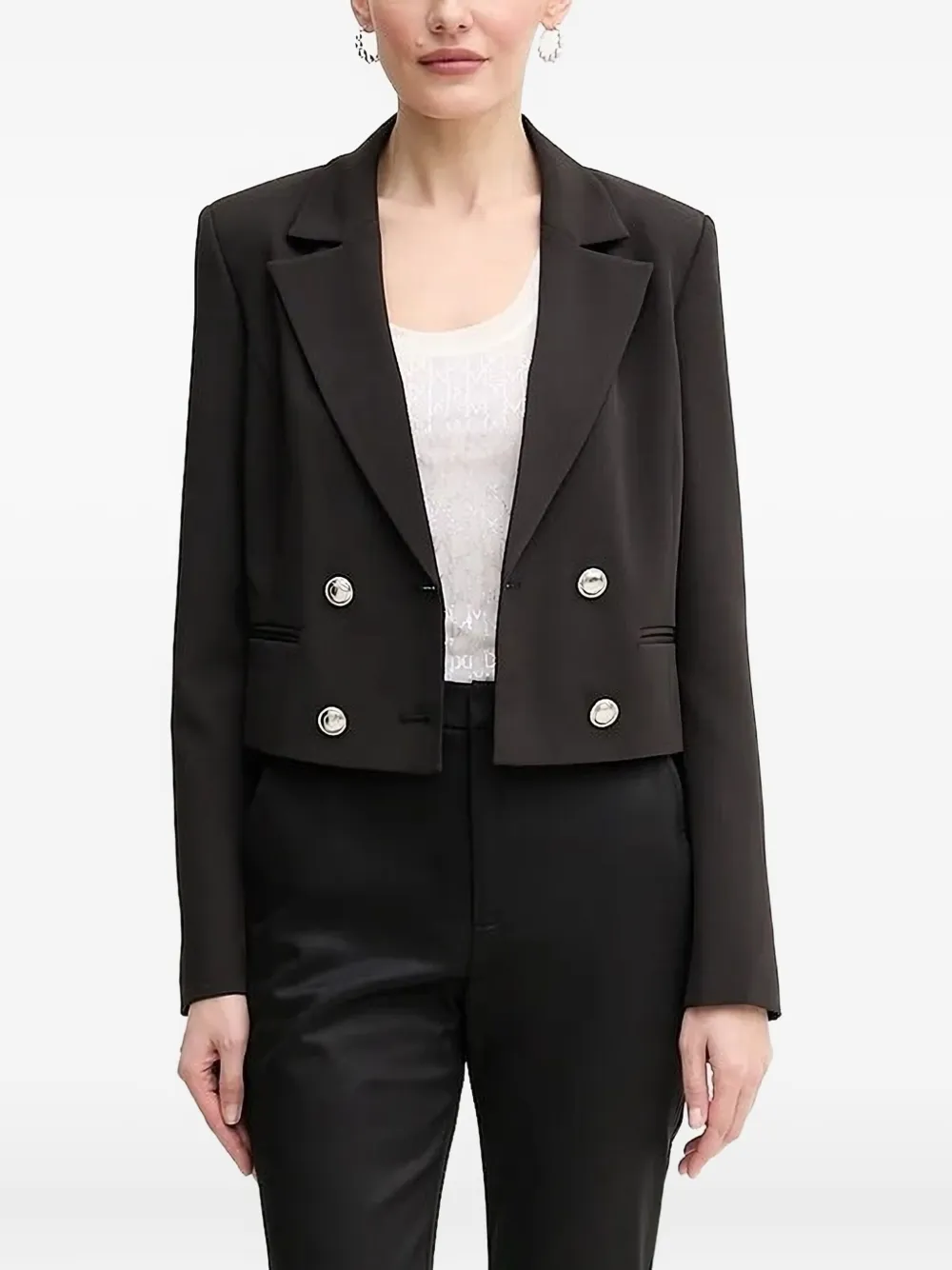 Двубортный блейзер GUESS USA, черный
Двубортный блейзер GUESS USA, черный