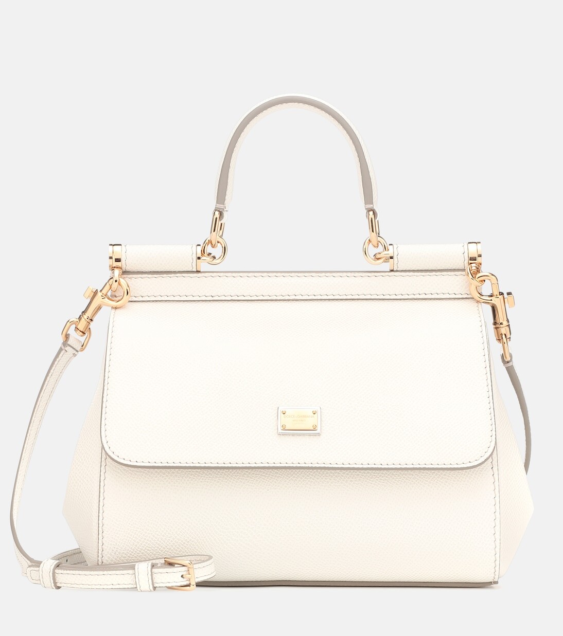 Sicily маленькая кожаная сумка через плечо Dolce&Gabbana, белый
Sicily маленькая кожаная сумка через плечо Dolce&Gabbana, белый