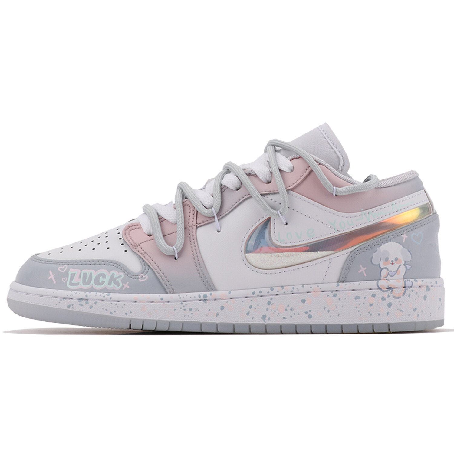 Кроссовки Air Jordan 1 Skateboarding Shoes Women's Low-top Gray/Pink, серый/розовый
Кроссовки Air Jordan 1 Skateboarding Shoes Women's Low-top Gray/Pink, серый/розовый