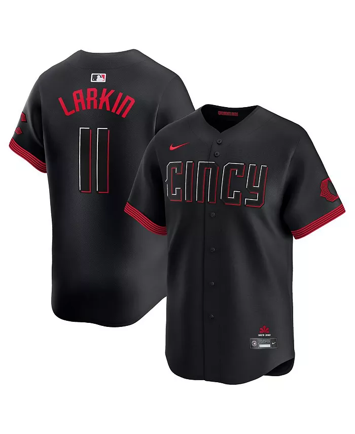 Мужская бейсбольная майка Barry Larkin в черном цвете Cincinnati Reds City Connect Limited Player Nike
Мужская бейсбольная майка Barry Larkin в черном цвете Cincinnati Reds City Connect Limited Player Nike