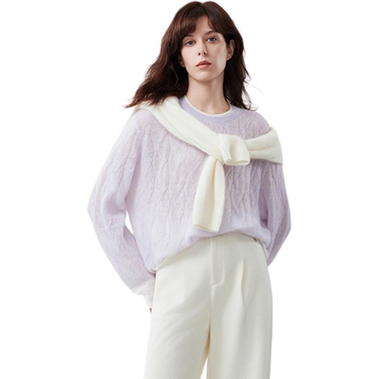 Вязаный свитер женский с круглым вырезом Moderate ELLE, medium серый
Вязаный свитер женский с круглым вырезом Moderate ELLE, medium серый