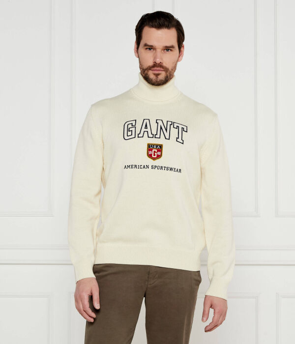 Водолазка Gant Regular Fit, бежевый
Водолазка Gant Regular Fit, бежевый