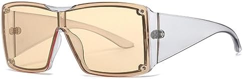 Крупные женские солнцезащитные очки, цельные очки с градиентным зеркальным покрытием, ретро-очки с заклепками, мужские солнцезащитные очки с широкими дужками MTZJH, Grey Light Yellow
Крупные женские солнцезащитные очки, цельные очки с градиентным зеркальным покрытием, ретро-очки с заклепками, мужские солнцезащитные очки с широкими дужками MTZJH, Grey Light Yellow