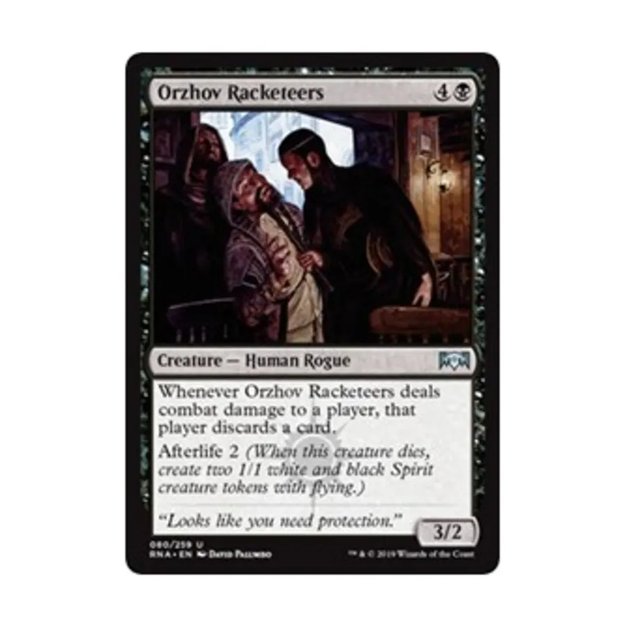 CCG Орзов Рэкетирс (Ю), MTG - Ravnica Allegiance
CCG Орзов Рэкетирс (Ю), MTG - Ravnica Allegiance